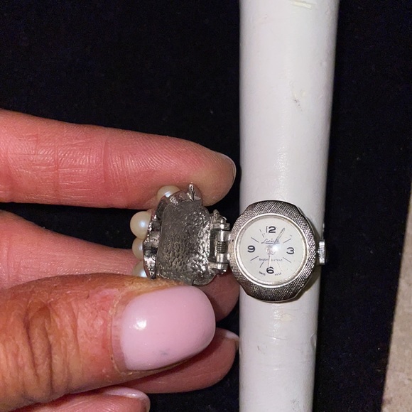 Vintage Pearl Watch ring - Picture 2 of 4